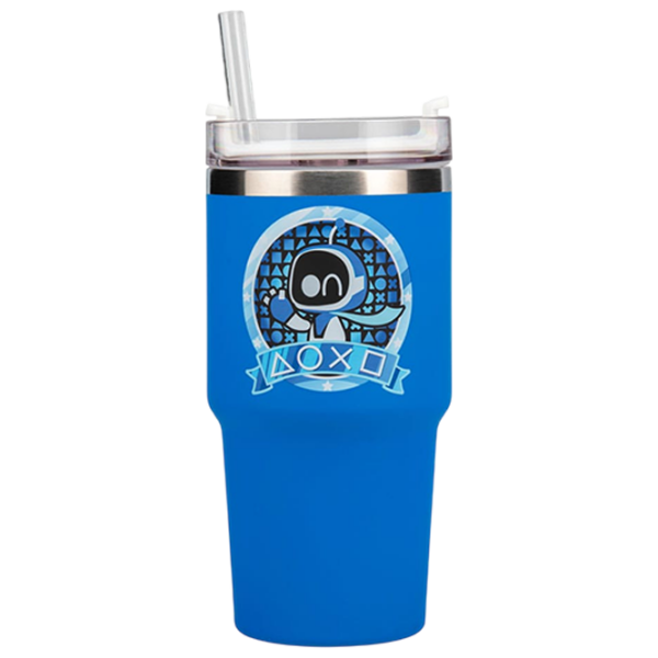 Pahar Paladone PlayStation Astrobot Blue 600 ml photo 1