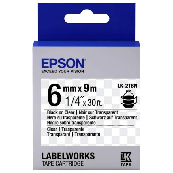 Cartuş Epson LK-2TBN Original  photo 1
