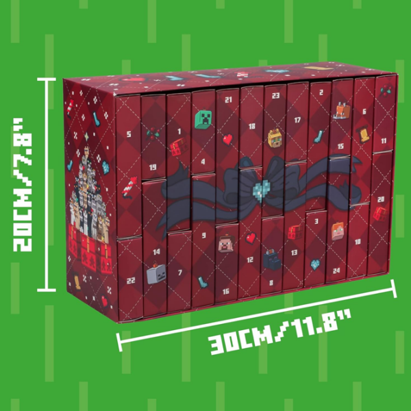 Calendar Paladone 24 Days Advent PP14078MCF Green Minecraft photo 2
