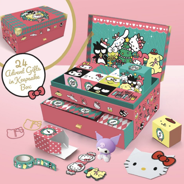Calendar Paladone Keepsake Box Advent PP15340HKF Pink Hello Kitty photo 3