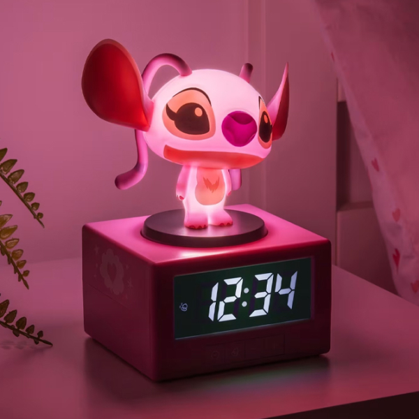 Deșteptător Paladone Disney Stitch Angel Icon De masă | Digital photo 5