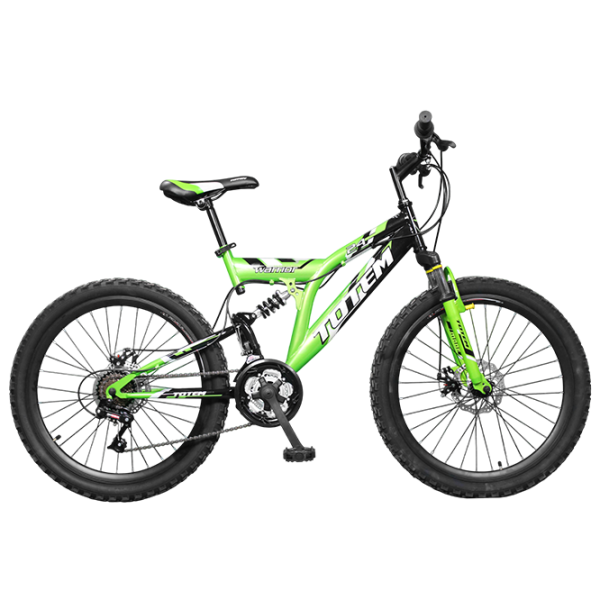 Bicicletă Totem Warrior 24 24" 16.3" Green Green Oțel /  photo 1