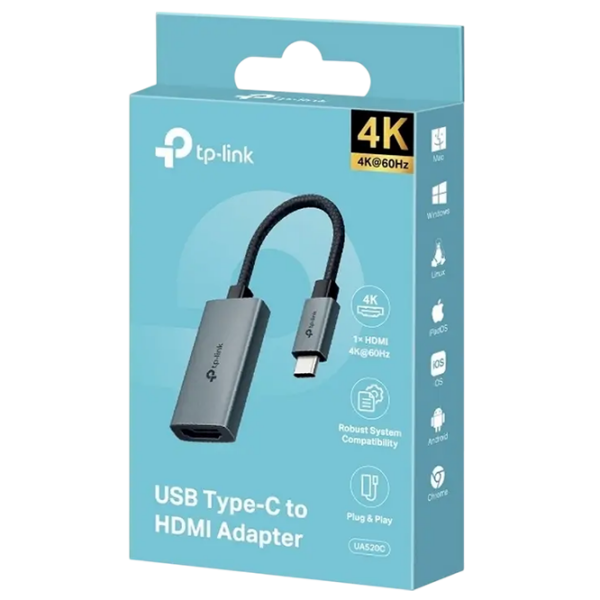 Адаптер TP-Link UA520C Серый USB Type-C photo 2