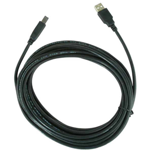 Cablu Cablexpert CCF-USB2-AMBM-15 USB Type-A / USB Type-B Black  photo 2