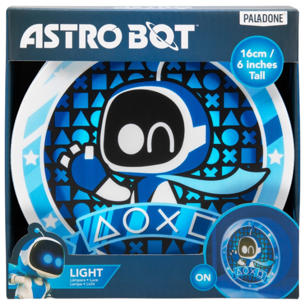Lampă LED Paladone Astrobot Box Light Blue Baterie photo 3