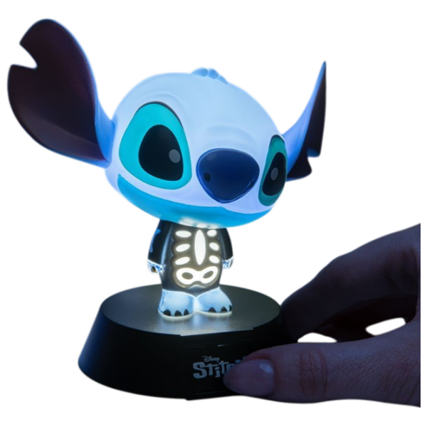Lampă LED Paladone Disney Stitch Skeleton Icon Light Blue Baterie photo 2