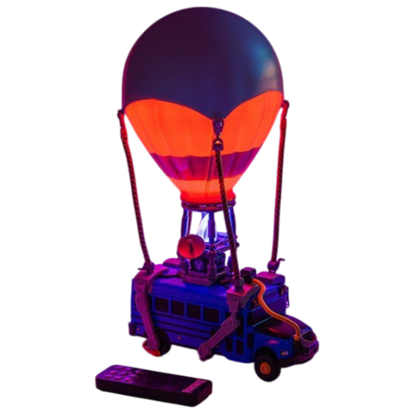 Lampă LED Paladone Fortnite Battle Bus Diorama Blue Rețea photo 4