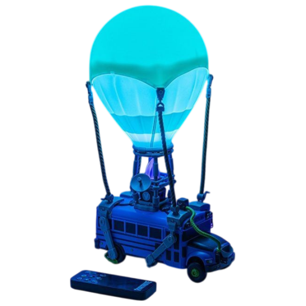 Lampă LED Paladone Fortnite Battle Bus Diorama Blue Rețea photo 6