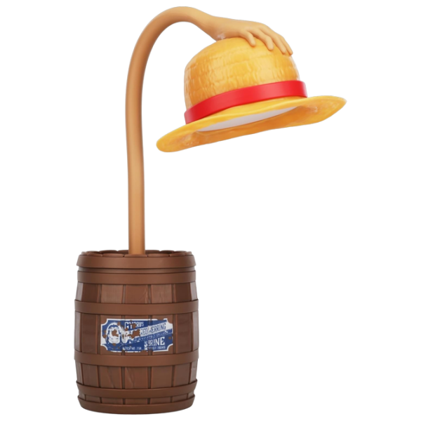 Lampă de masă Paladone One Piece Straw Hat Posable Brown Rețea photo 1