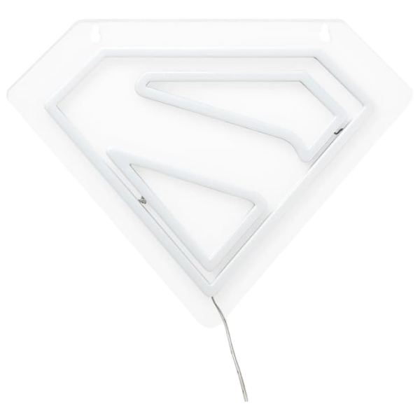 Lampă LED Paladone Superman Wall Mountable LED Neon Light White Rețea photo 2