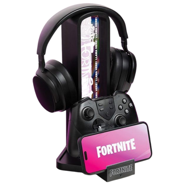 Lampă de masă Paladone Fortnite Desk Headphone Stand Black Rețea photo 4