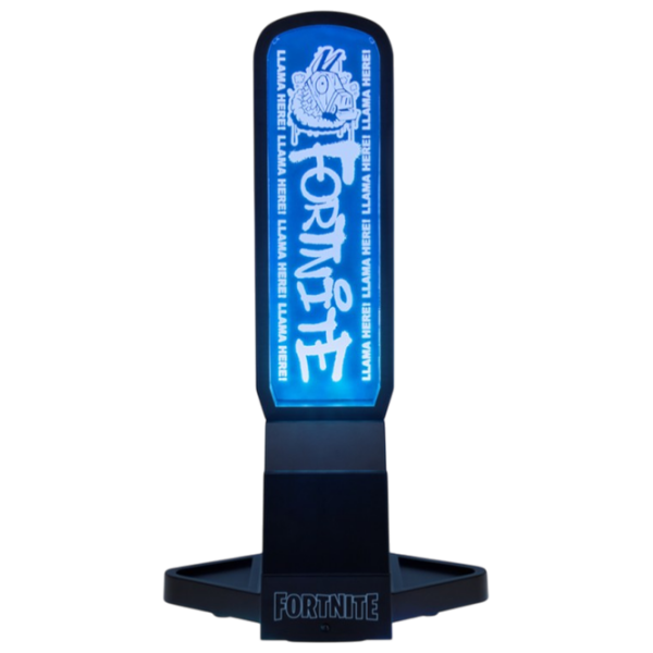 Lampă de masă Paladone Fortnite Desk Headphone Stand Black Rețea photo 6