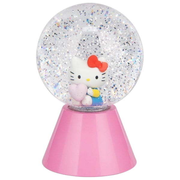 Lampă LED Paladone Hello Kitty LED Glitter Ball Pink Rețea photo 1