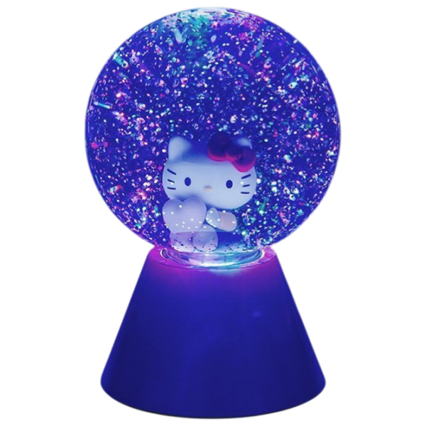 Lampă LED Paladone Hello Kitty LED Glitter Ball Pink Rețea photo 4