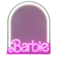 Lampă LED Paladone Barbie Wall Mountable LED Neon Mirror White Rețea