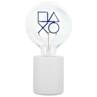 Lampă de masă Paladone Playstation LED Neon Bulb White Rețea