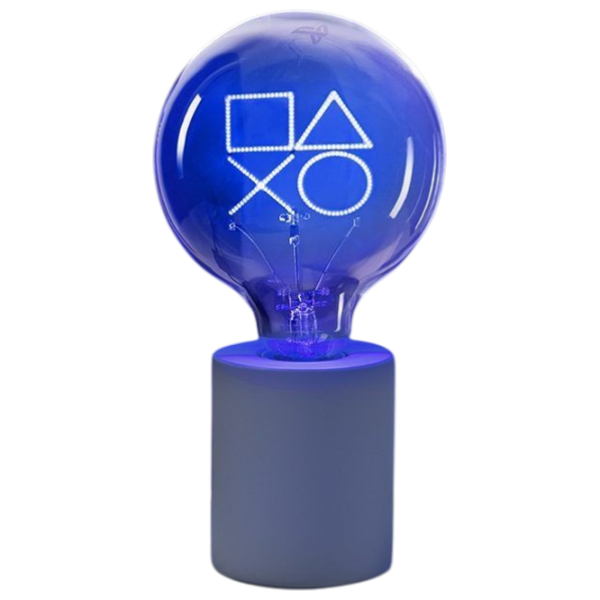 Lampă de masă Paladone Playstation LED Neon Bulb White Rețea photo 3