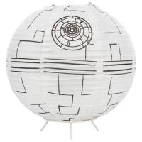 Lampă de masă Paladone Star Wars Death Star Lantern White Baterie