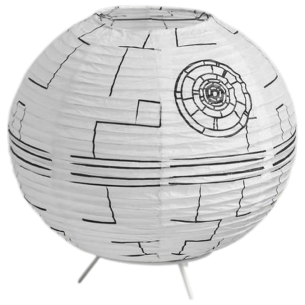 Lampă de masă Paladone Star Wars Death Star Lantern White Baterie photo 2