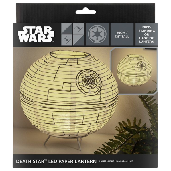 Lampă de masă Paladone Star Wars Death Star Lantern White Baterie photo 5