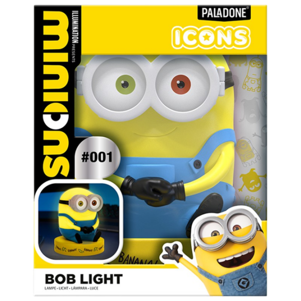Lampă LED Paladone Minions Bob Icon Light Yellow Baterie photo 4