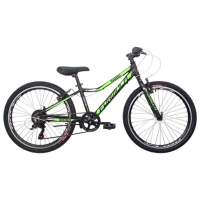 Bicicletă Formula Wood 24 Vbr 24" 12.5" Black Green Aluminiu / Pentru copii