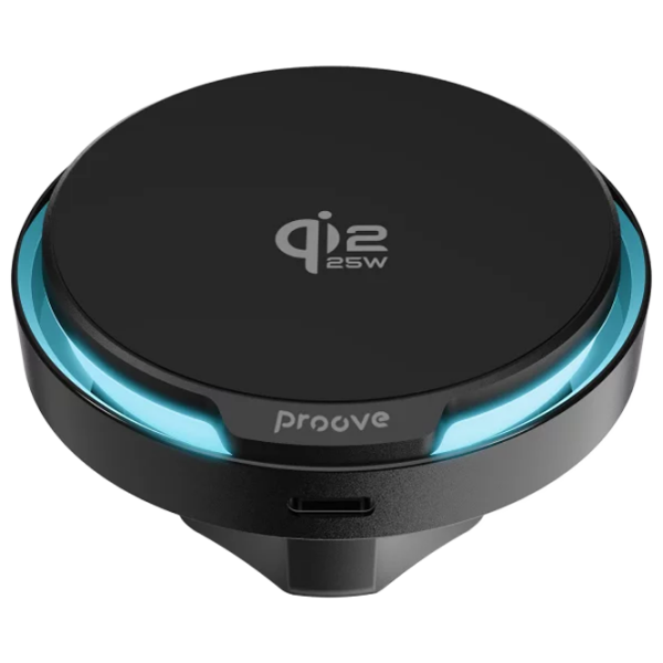 Încărcător auto Proove Spark Qi2.2 (25 W) Black  / Black photo 4