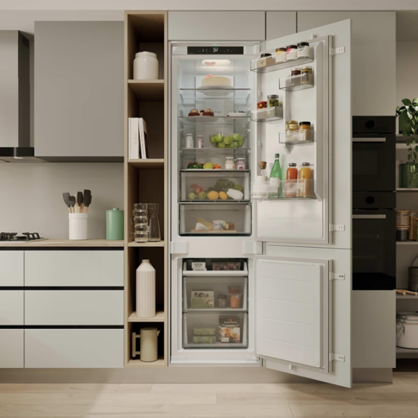 Frigider încorporabil Candy ECNBQT3519EW White 211l / No Frost, 73l / No Frost, E photo 12