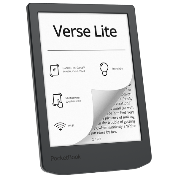 Электронная книга Pocketbook Verse Lite 8 ГБ Серый  photo 3