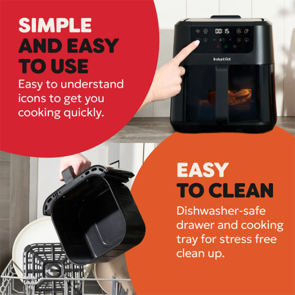 Friteuză InstantPot Vortex Compact Black 1500 W photo 6