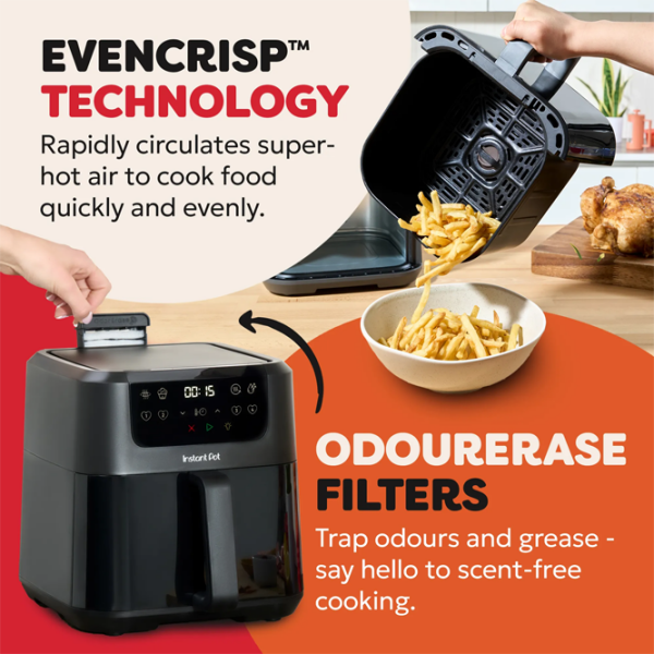 Friteuză InstantPot Vortex Compact Black 1500 W photo 7