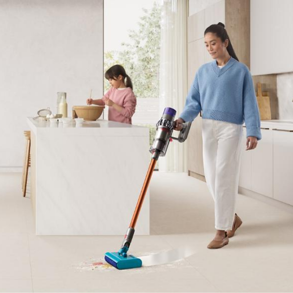 Aspirator vertical Dyson V10 Cyclone Submarine Blue 525 W | Umedă | Container | 0.76 l photo 2