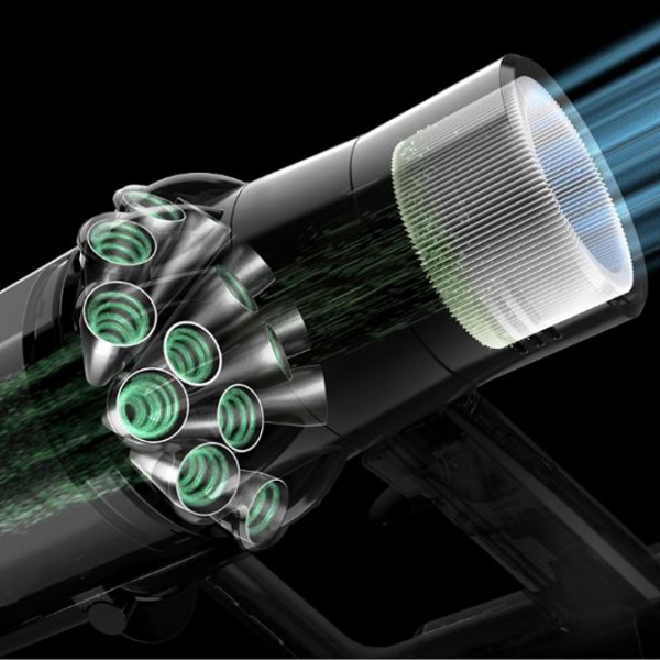 Aspirator vertical Dyson V10 Cyclone Submarine Blue 525 W | Umedă | Container | 0.76 l photo 4