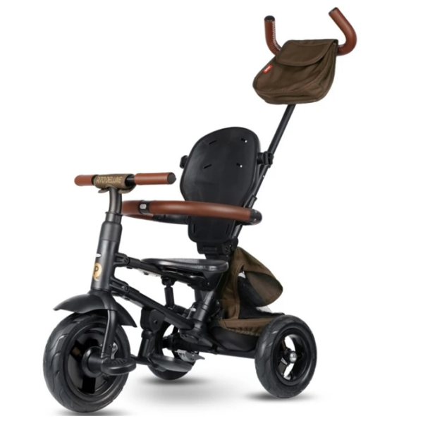 Triciclu Qplay Rito Deluxe Brown  Plastic / Pentru copii photo 2