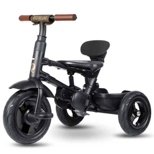 Triciclu Qplay Rito Deluxe Brown  Plastic / Pentru copii photo 5
