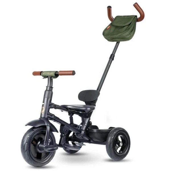 Triciclu Qplay Rito Deluxe Olive Green  Plastic / Pentru copii photo 4