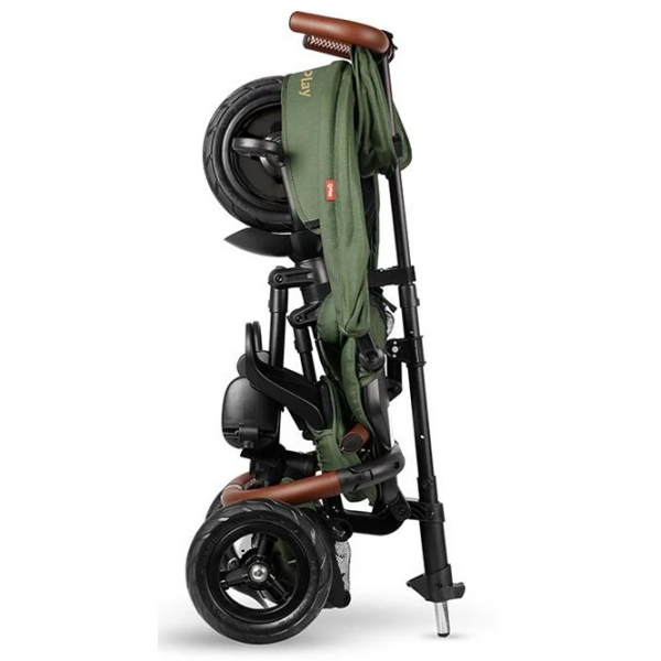 Triciclu Qplay Rito Deluxe Olive Green  Plastic / Pentru copii photo 6
