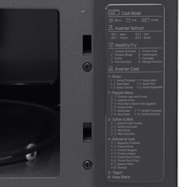 Cuptor cu microunde LG MH6565CPS Inox Cu grill, 25l, 1000 W photo 7