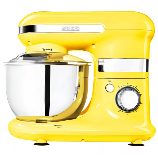 Mixer Ardesto KSTM-8044 Yellow 800 W, Numărul de viteze: 6, Regim turbo photo 2