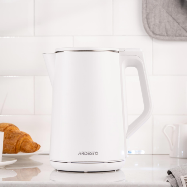 Ceainic electric Ardesto EKL-X50 White 2200 W, 1.5l, Material interior: Inox photo 9