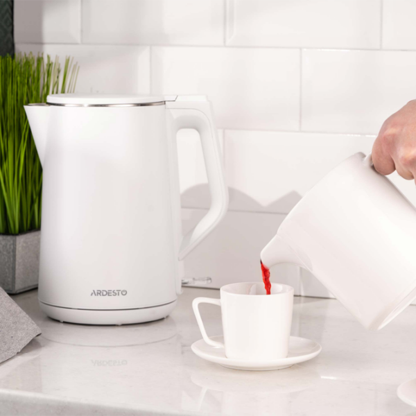 Ceainic electric Ardesto EKL-X50 White 2200 W, 1.5l, Material interior: Inox photo 10