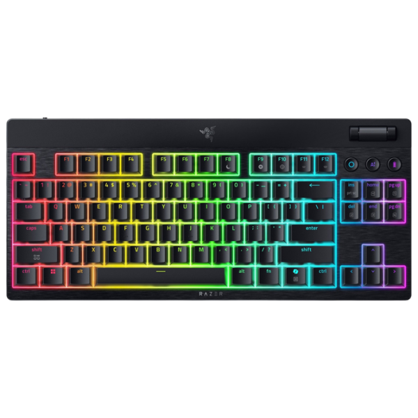 Tastatură Razer BlackWidow V4 Low-Profile TKL Black Gaming, Fără fir photo 1