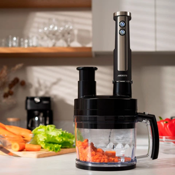 Blender de mână Ardesto HBSG-1000WHCHSL Black  photo 17