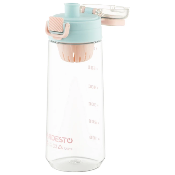 Sticlă pentru apă Ardesto Trip Transparent 0.72l photo 4