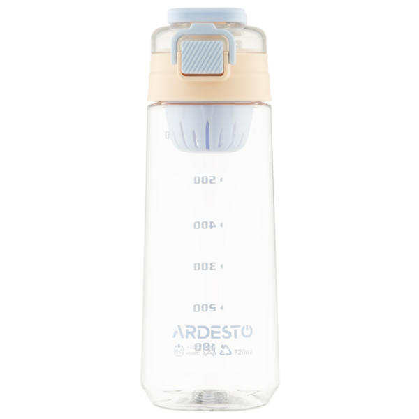 Sticlă pentru apă Ardesto Trip Transparent 0.72l photo 2