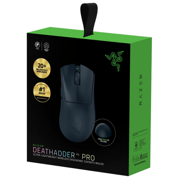 Mouse Razer DeathAdder V4 Pro Ultra-Lightweight Black Fără fir / 45000 dpi photo 6