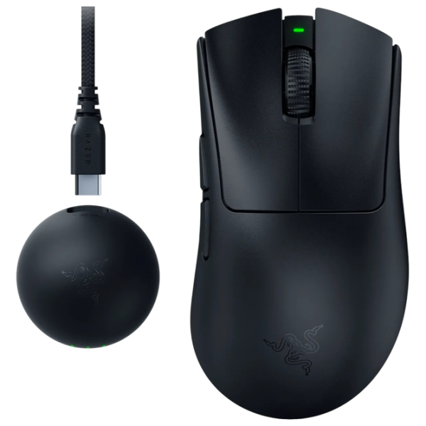 Mouse Razer DeathAdder V4 Pro Ultra-Lightweight Black Fără fir / 45000 dpi photo 7