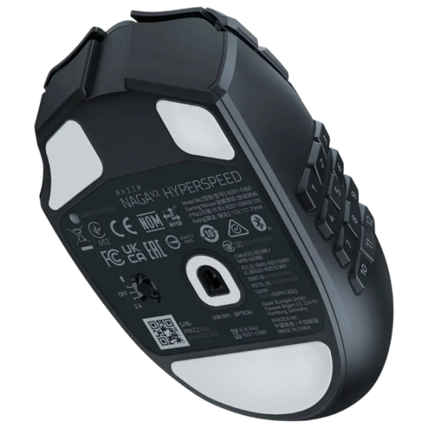 Mouse Razer Naga V2 HyperSpeed Black Fără fir / 30000 dpi photo 5