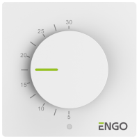 Termostat ENGO ESIMPLE-230W White Pentru pardosea / Rețea