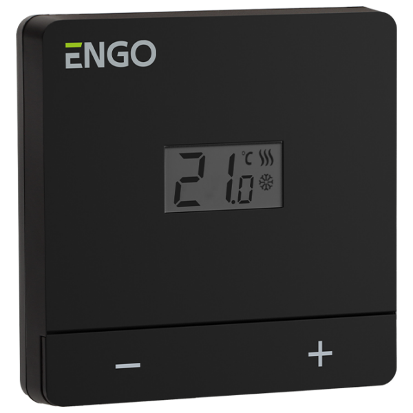 Termostat ENGO EASY-230B Black Pentru cazane / Cablu photo 3
